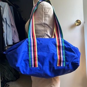 Cute mini rainbow duffel bag! 🌈